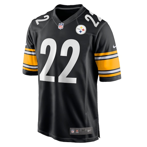 Najee Harris Pittsburgh Steelers Nike Youth Game Jersey - Black/White