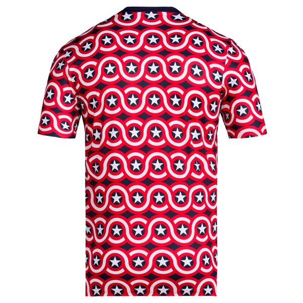 Chicago Fire adidas 2024 Americana x Captain America Pre-Match Top - Red