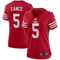 Trey Lance San Francisco 49ers Nike Women's Player Jersey - Scarlet/White