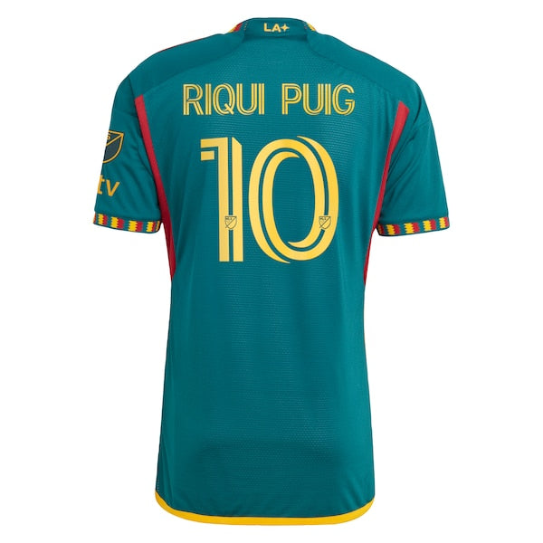 Riqui Puig LA Galaxy adidas 2024 LA Kit Authentic Player Jersey - Green/White
