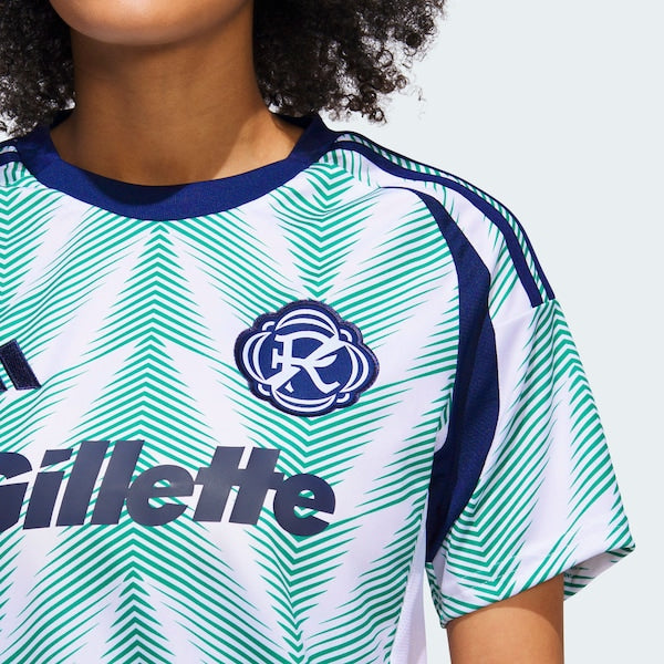 New England Revolution adidas Women's 2025 Eastern White Pine x Flag of New England Replica Jersey - White