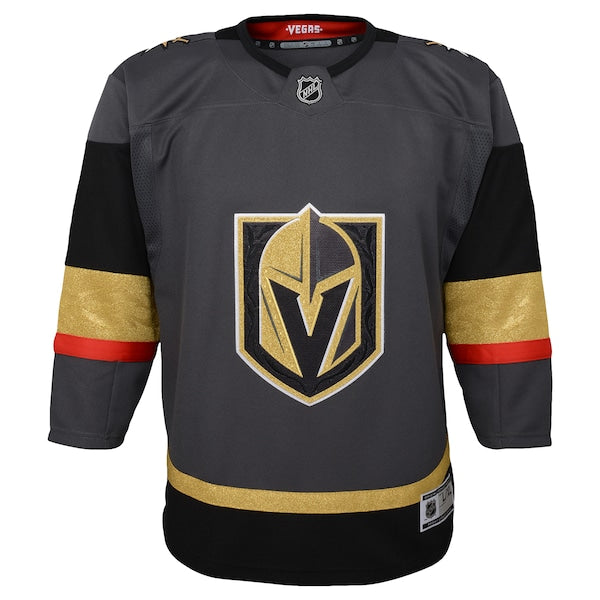 Vegas Golden Knights Youth Alternate Premier Blank Jersey - Gray