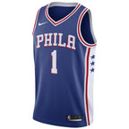 James Harden Philadelphia 76ers Nike Swingman Jersey - Icon Edition - Royal