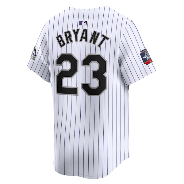Kris Bryant Colorado Rockies Nike 2024 MLB World Tour Mexico City Series Home Limited Player Jersey - White