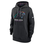 Carolina Panthers Nike Women's 2024 NFL Crucial Catch Club Pullover Hoodie - Black