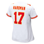Mecole Hardman Kansas City Chiefs Nike Women's  Game Jersey -  White