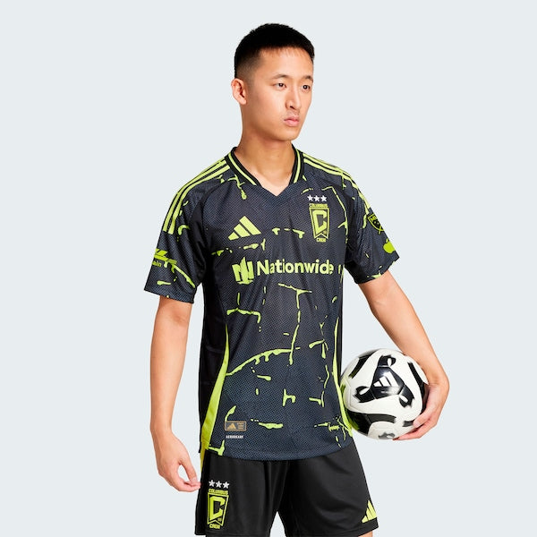Columbus Crew adidas 2025 The Goosebumps Kit Authentic Jersey - Black