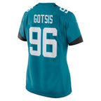 Adam Gotsis Jacksonville Jaguars Nike Women's Game Jersey - Teal/Black