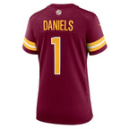 Jayden Daniels Washington Commanders Nike Women's 2024 NFL Draft First Round Pick Player Game Jersey - Burgundy