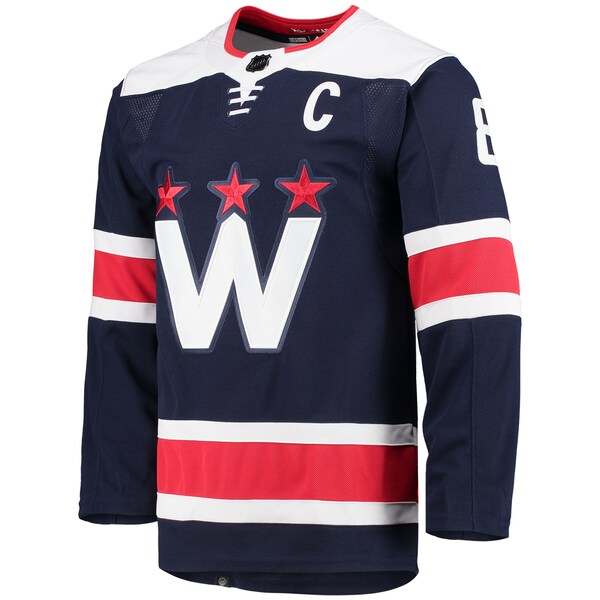 Alexander Ovechkin Washington Capitals adidas Alternate Primegreen Authentic Player Jersey - Navy/Red/White