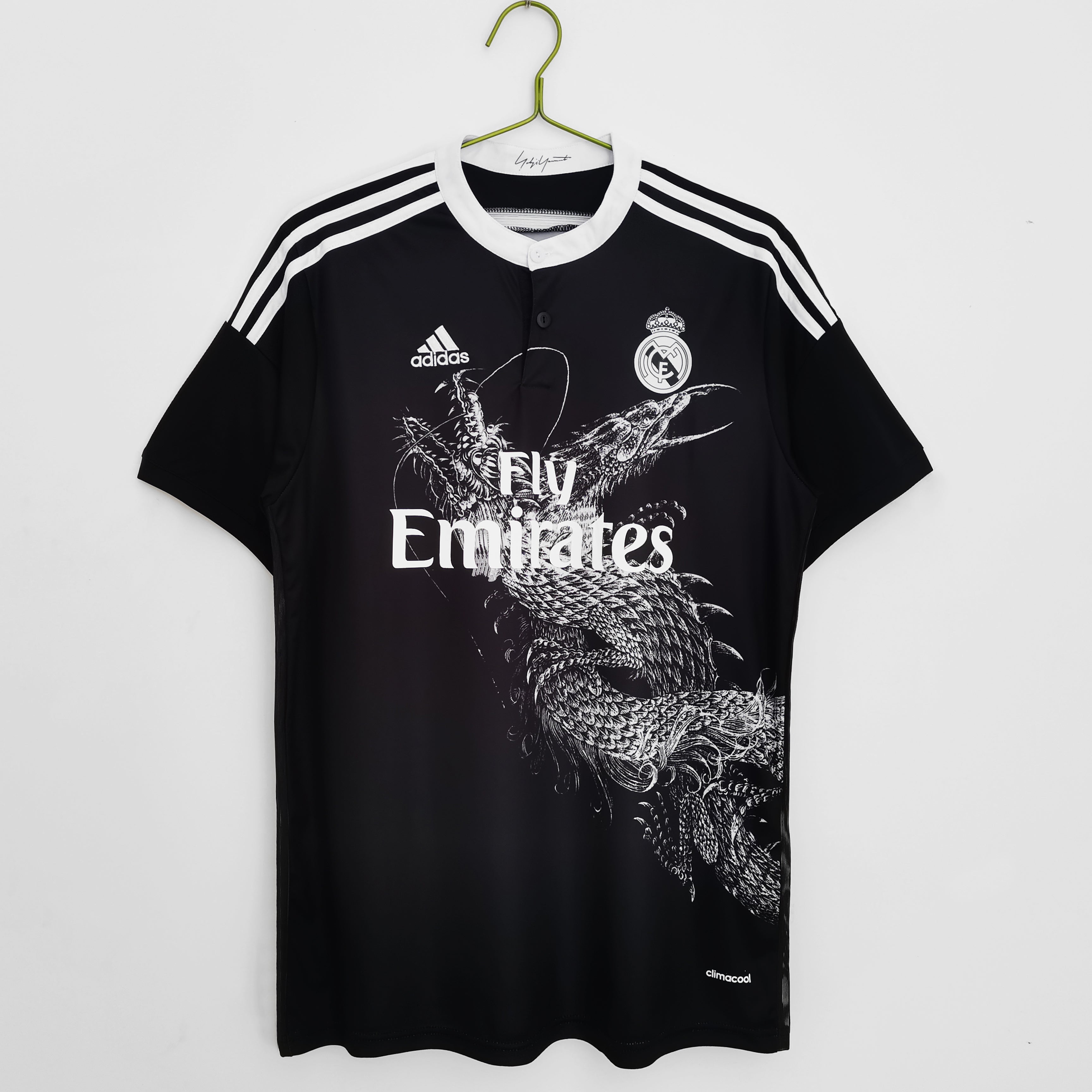 Los Merengues 2014-15 Second Away Vintage Custom Jersey - Black Dragon