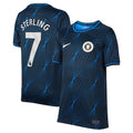 Raheem Sterling Chelsea Nike Youth 2023/24 Away Stadium Replica Player Jersey - Navy
