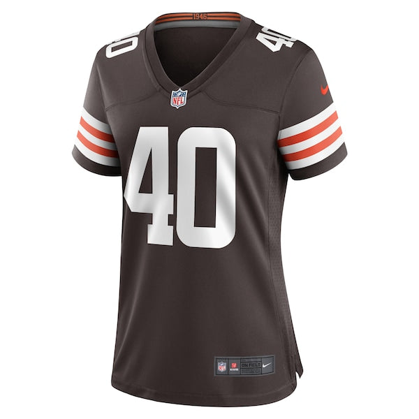 Matthew Adams Cleveland Browns Nike Women's Team Game Jersey -  Brown