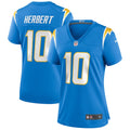 Justin Herbert Los Angeles Chargers Nike Women's Game Jersey - Powder Blue/Navy/Royal