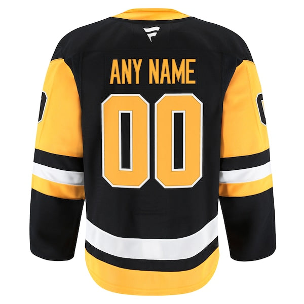 Pittsburgh Penguins  Home Authentic Pro Custom Jersey - Black