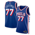 V. J. Edgecombe Philadelphia 76ers Nike Unisex 2025 NBA Draft First Round Pick Swingman Jersey - Icon Edition - Royal