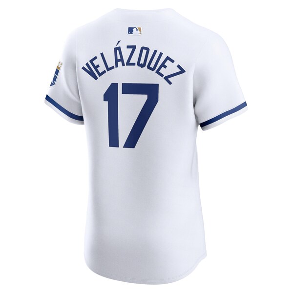 Nelson Velazquez Kansas City Royals Nike Home Elite Player Jersey - White