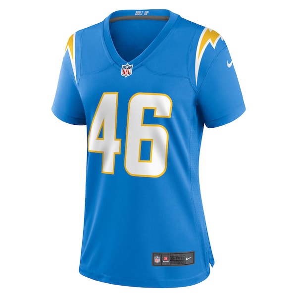 Zander Horvath Los Angeles Chargers Nike Women's  Game Jersey -  Powder Blue