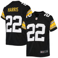 Najee Harris Pittsburgh Steelers Nike Youth Game Jersey - Black/White