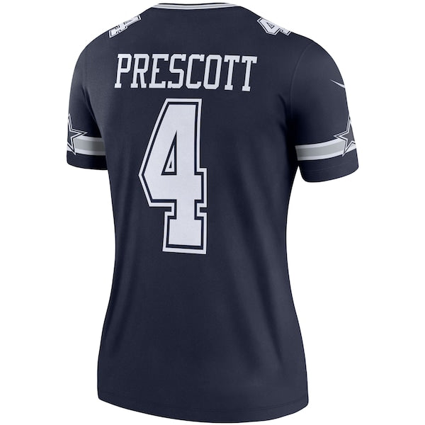 Dak Prescott Dallas Cowboys Nike Women's Legend Player Jersey - Navy/White