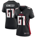 Matt Hennessy Atlanta Falcons Nike Women's Game Jersey - Black