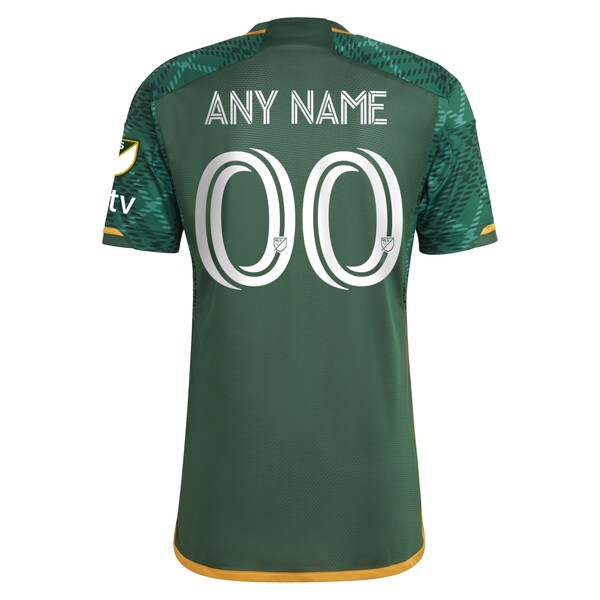 Portland Timbers adidas 2024 Portland Plaid Kit Authentic Custom Jersey - Green