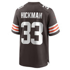 Ronnie Hickman Cleveland Browns Nike Team Game Jersey -  Brown