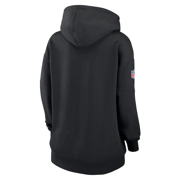 Dallas Cowboys Nike Women's 2024 NFL Crucial Catch Club Pullover Hoodie - Black