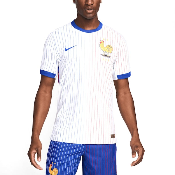 France National Team Nike 2024 Away Authentic Blank Jersey - White
