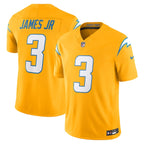 Derwin James Jr. Los Angeles Chargers Nike Alternate Charger Power Vapor F.U.S.E. Limited Jersey - Gold/Navy/White/Powder Blue
