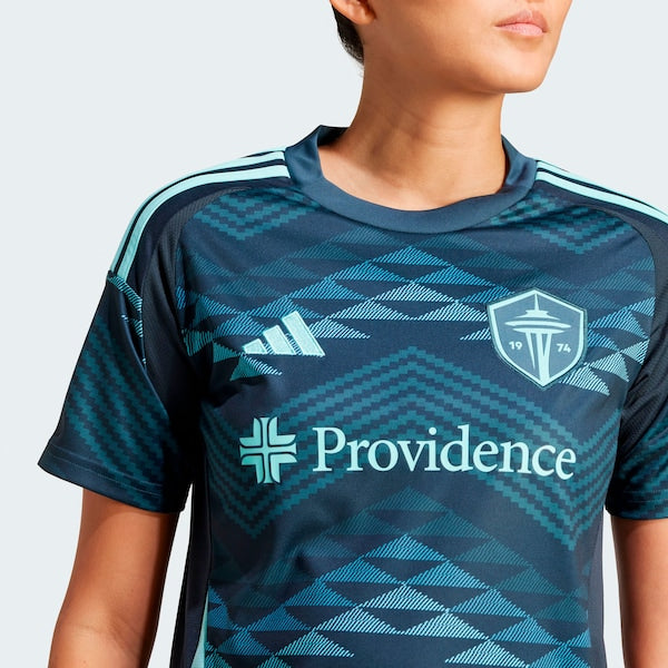 Seattle Sounders FC adidas Women's 2025 The Salish Sea Kit Replica Jersey - Blue