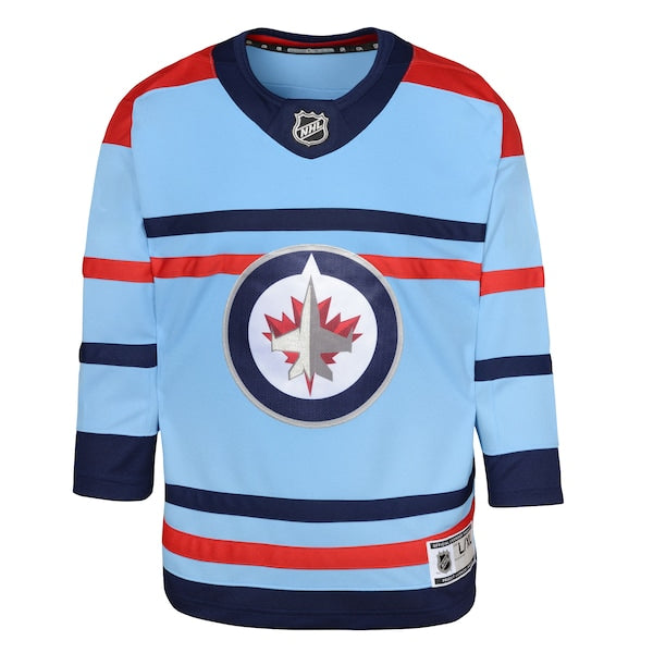 Winnipeg Jets Youth Anniversary Premier Jersey - Light Blue