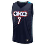 Chet Holmgren Oklahoma City Thunder  2025/26 City Edition Fast Break Jersey - Navy
