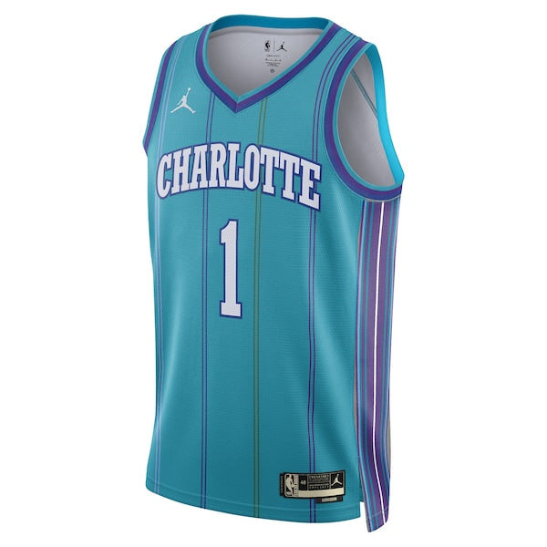 LaMelo Ball Charlotte Hornets Jordan Brand Unisex 2023/24 Swingman Replica Jersey - Classic Edition - Teal