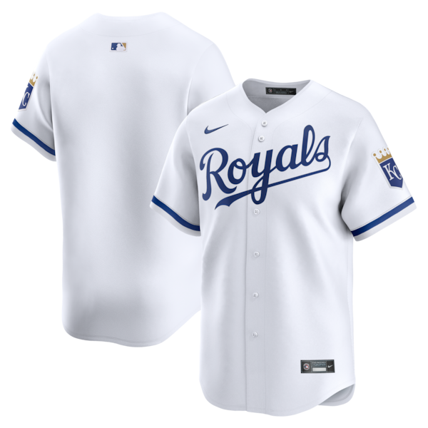 Kansas City Royals Nike Home Limited Jersey - White/Light Blue
