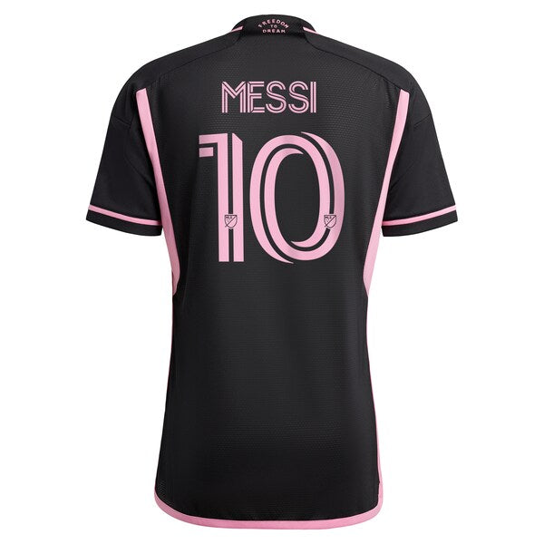 Lionel Messi Inter Miami CF adidas 2024 La Noche Authentic Jersey - Black