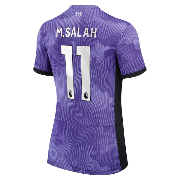 Mohamed Salah Liverpool Nike Women's 2023/24 Third Stadium Replica Player Jersey - Purple