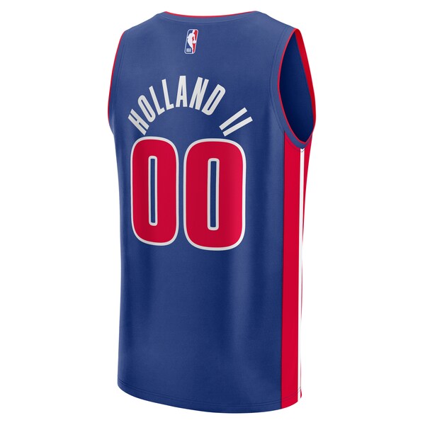 Ron Holland II Detroit Pistons  Fast Break Replica Player Jersey - Icon Edition - Blue