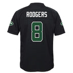 Aaron Rodgers New York Jets Nike Youth Game Jersey - Black/Green/White