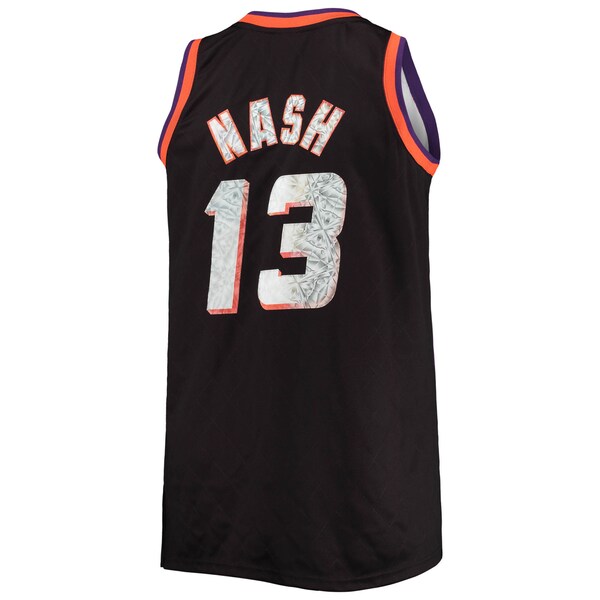 Steve Nash Phoenix Suns Big & Tall 1996/97 NBA 75th Anniversary Diamond Swingman Jersey - Black