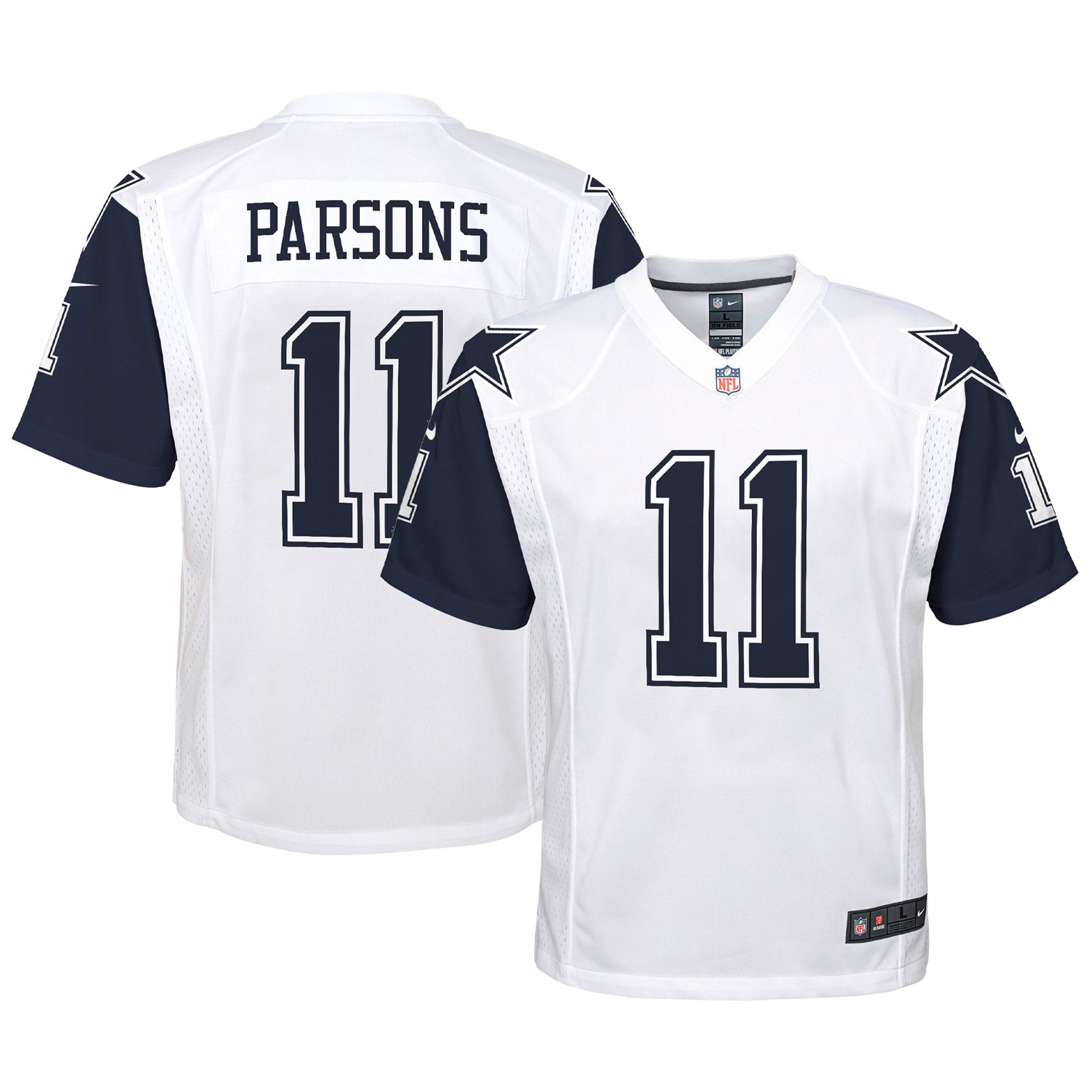 Micah Parsons Dallas Cowboys Nike Youth Game Jersey - Navy/White