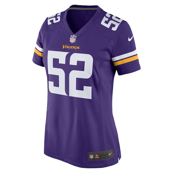 Jihad Ward Minnesota Vikings Nike Women's Team Game Jersey -  Purple