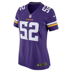 Jihad Ward Minnesota Vikings Nike Women's Team Game Jersey -  Purple