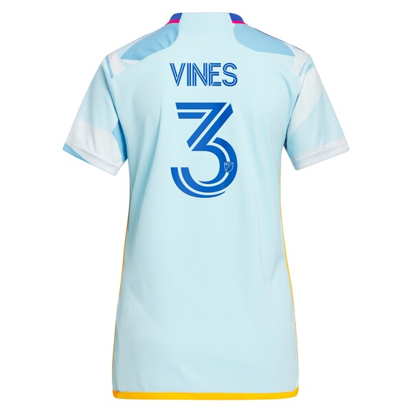 Sam Vines Colorado Rapids adidas Women's 2024 New Day Kit Replica Player Jersey - Light Blue/Burgundy