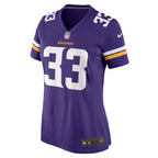 Aaron Jones Minnesota Vikings Nike Women's  Game Jersey -  Purple/White