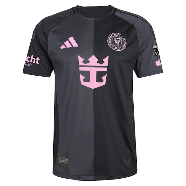 Lionel Messi Inter Miami CF adidas 2025 The Fortitude Kit Authentic Player Jersey - Black/Blue/Light Pink