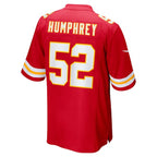 Creed Humphrey Kansas City Chiefs Nike Super Bowl LVIII Game Jersey - Red