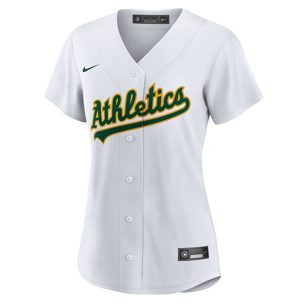 Athletics Nike Women's #1 Mom Home Replica Jersey - White