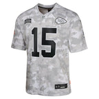 Patrick Mahomes Kansas City Chiefs Nike Youth 2024 Salute to Service Game Jersey - Arctic Camo