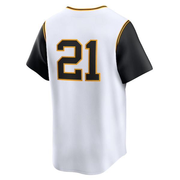 Roberto Clemente Pittsburgh Pirates Nike Cooperstown Collection Limited Jersey - White/Gray